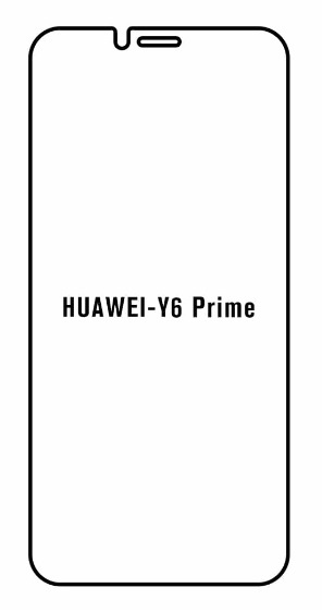 Hydrogel - Privacy Anti-Spy ochranná fólie - Huawei  Y6 Prime 2018