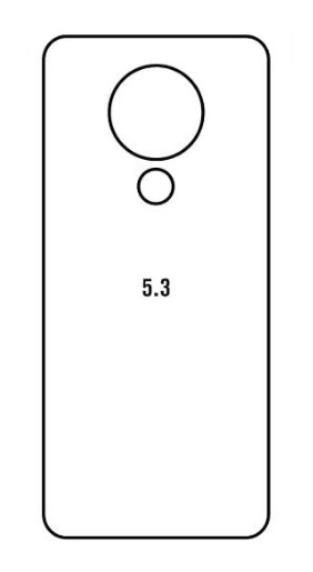Hydrogel - matná zadní ochranná fólie - Nokia 5.3