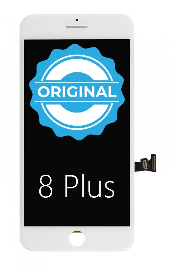 ORIGINAL Bílý LCD displej iPhone 8 Plus + dotyková deska