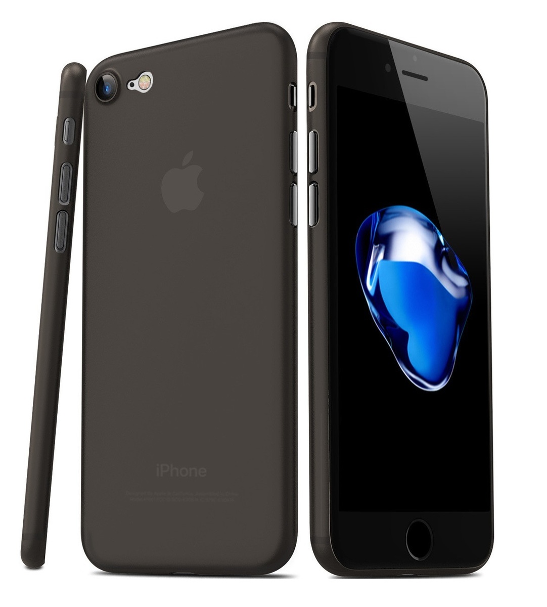 Ultratenký matný kryt pro iPhone 7 Plus / iPhone 8 Plus - černý