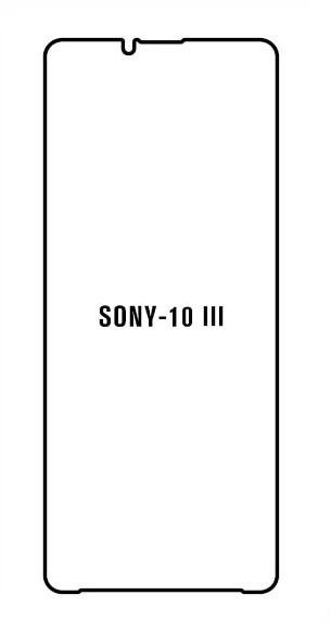 Hydrogel - matná ochranná fólie - Sony Xperia 10 III