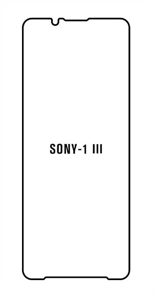 Hydrogel - Privacy Anti-Spy ochranná fólie - Sony Xperia 1 III