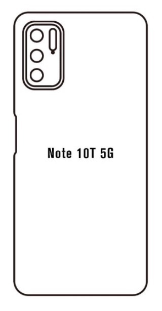 Hydrogel - matná zadní ochranná fólie - Xiaomi Redmi Note 10T 5G