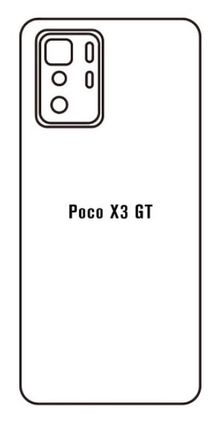 Hydrogel - zadní ochranná fólie - Xiaomi Poco X3 GT
