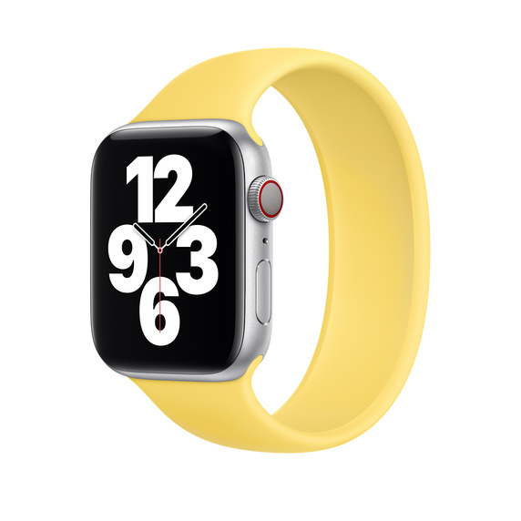 Řemínek pro Apple Watch (42/44/45mm) Solo Loop, velikost S - žlutý