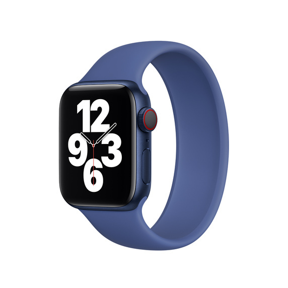 Řemínek pro Apple Watch (38/40/41mm) Solo Loop, velikost L - modrý