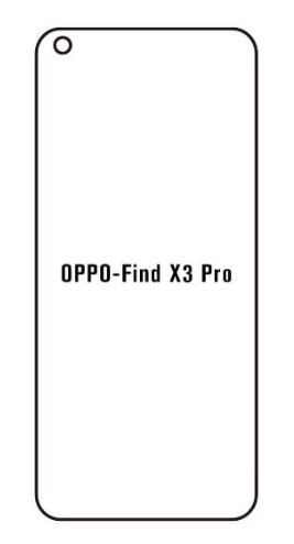 Hydrogel - Privacy Anti-Spy ochranná fólie - OPPO Find X3 Pro 5G