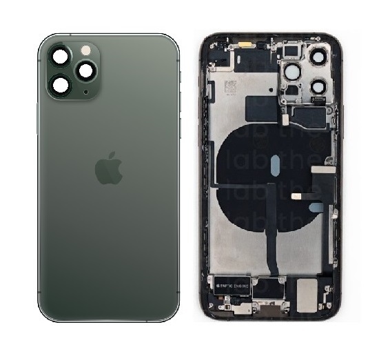Levně Apple iPhone 11 Pro - Housing (Midnight Green) s předinstalovanými díly
