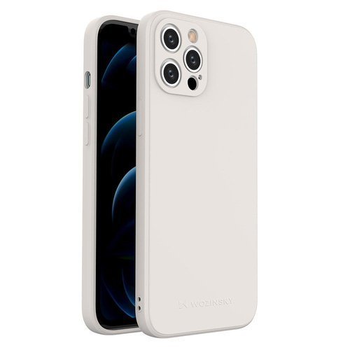 iPhone 12 Pro Max Silicone Case - béžový