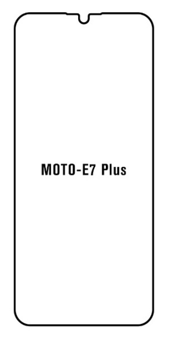 Hydrogel - matná ochranná fólie - Motorola Moto E7 Plus