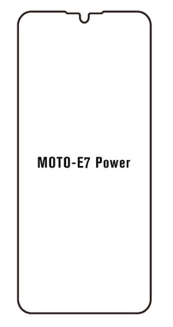 Hydrogel - matná ochranná fólie - Motorola Moto E7 Power