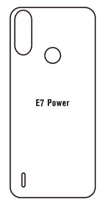 Hydrogel - matná zadní ochranná fólie - Motorola Moto E7 Power