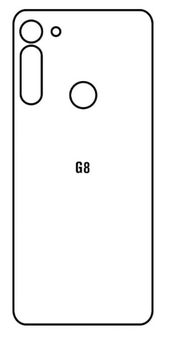 Hydrogel - matná zadní ochranná fólie - Motorola Moto G8