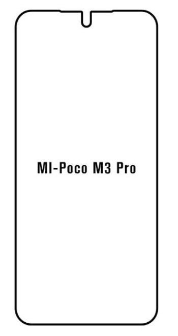 Hydrogel - matná ochranná fólie - Xiaomi Poco M3 Pro