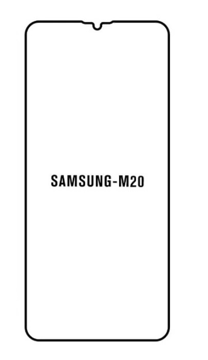 Hydrogel - Privacy Anti-Spy ochranná fólie - Samsung Galaxy M20