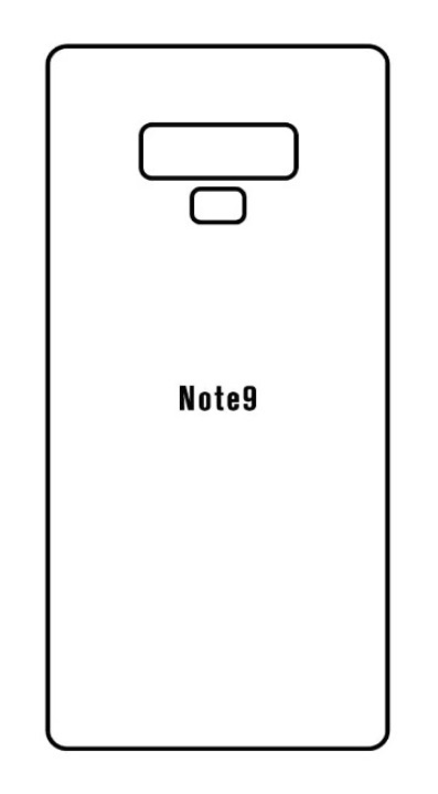 Hydrogel - zadní ochranná fólie - Samsung Galaxy Note 9