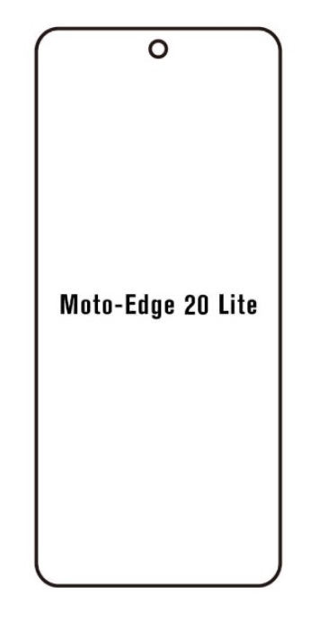 Hydrogel - matná ochranná fólie - Motorola Edge 20 Lite