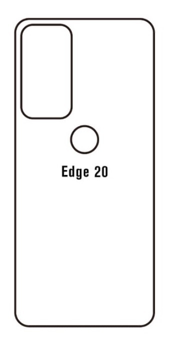 Hydrogel - zadní ochranná fólie - Motorola Edge 20