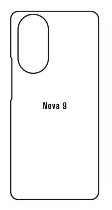 Hydrogel - matná zadní ochranná fólie - Huawei Nova 9