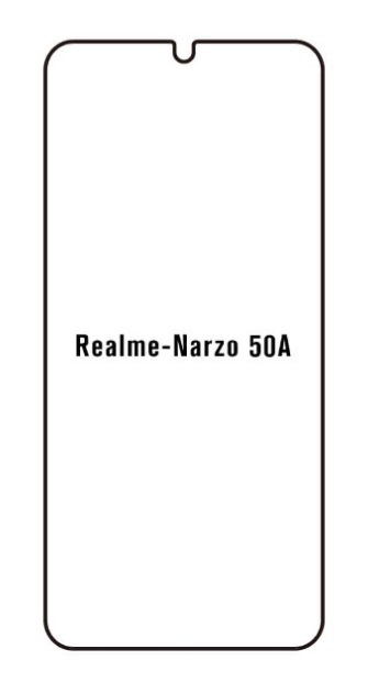 Hydrogel - matná ochranná fólie - Realme Narzo 50A