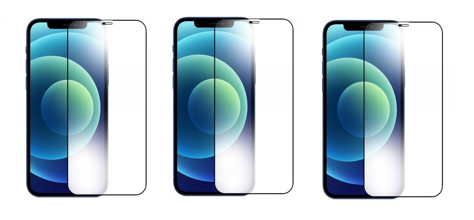 2+1 ZDARMA! 3PACK Ochranné tvrzené sklo - Apple iPhone 12 Pro