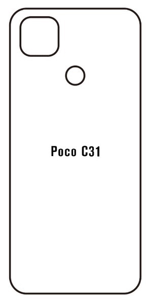 Hydrogel - zadní ochranná fólie - Xiaomi Poco C31
