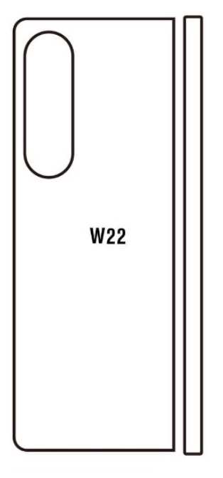Hydrogel - matná zadní ochranná fólie - Samsung Galaxy W22 5G
