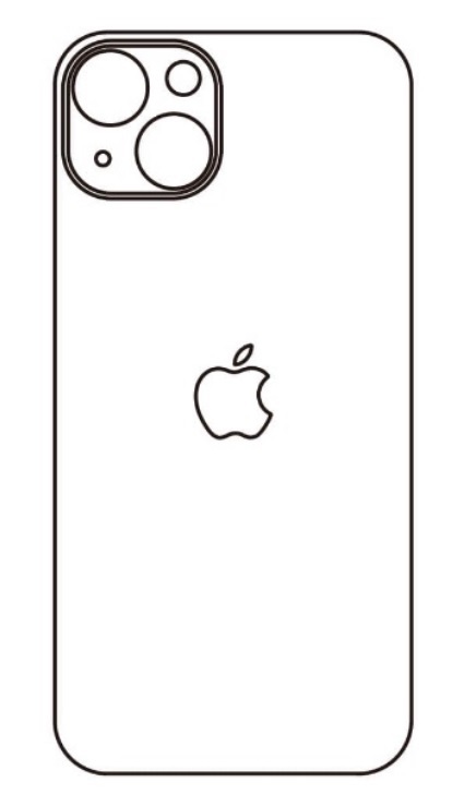 Hydrogel - zadní ochranná fólie - iPhone 13 mini, typ výřezu 6