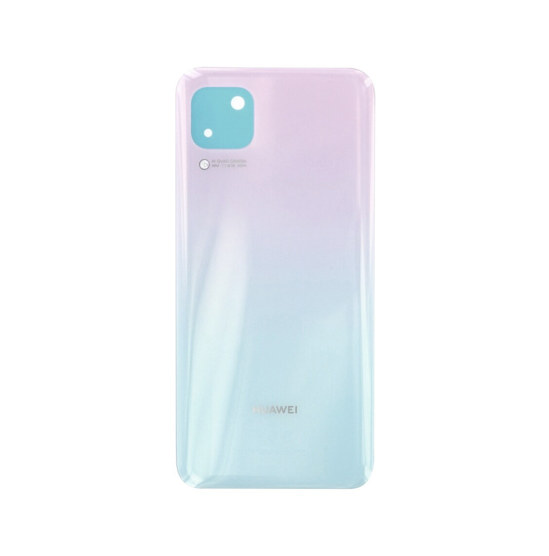 Huawei P40 Lite - Zadní kryt - Light Pink/Blue - ružovomodrý se sklíčkem zadní kamery (náhradní díl)