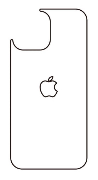 Hydrogel - zadní ochranná fólie - iPhone 13 Pro, typ výřezu 4