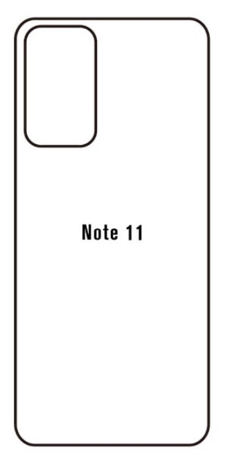 Hydrogel - matná zadní ochranná fólie - Xiaomi Redmi Note 11 5G