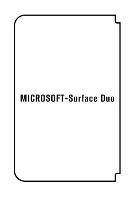 Hydrogel - ochranná fólie - Microsoft Surface Duo 2 - levá strana