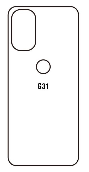 Hydrogel - zadní ochranná fólie - Motorola Moto G31