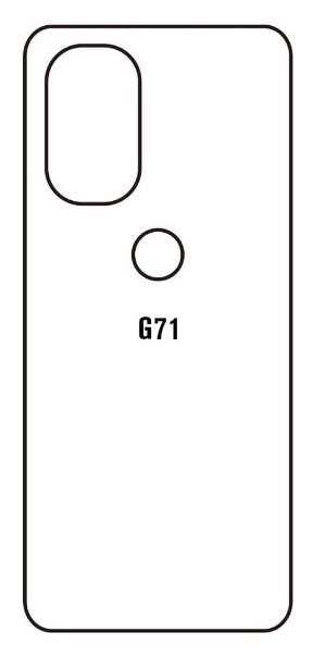 Hydrogel - zadní ochranná fólie - Motorola Moto G71 5G