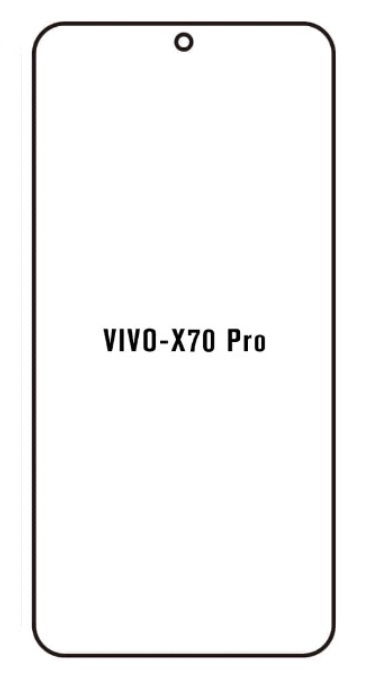 Hydrogel - Privacy Anti-Spy ochranná fólie - Vivo X70 Pro