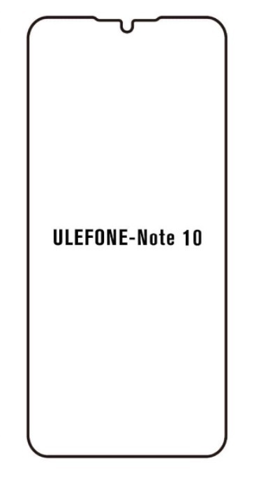 Hydrogel - matná ochranná fólie - Ulefone Note 10