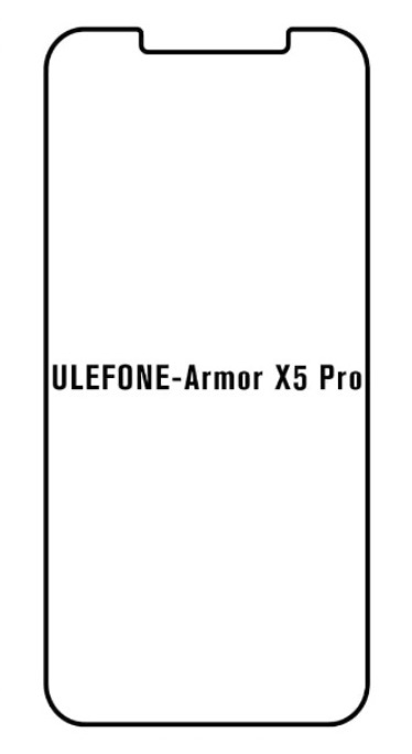 Hydrogel - matná ochranná fólie - Ulefone Armor X5 Pro