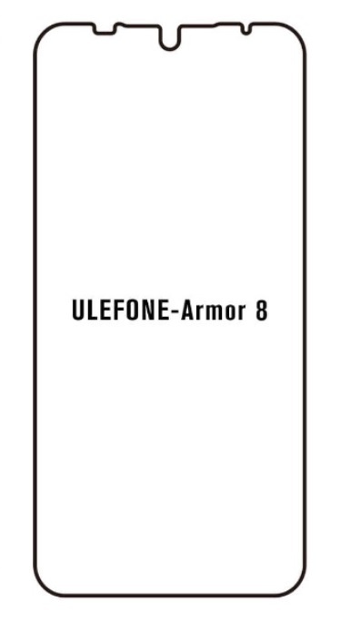Hydrogel - matná ochranná fólie - Ulefone Armor 8