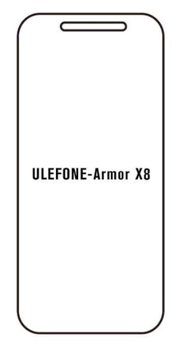 Hydrogel - matná ochranná fólie - Ulefone Armor X8
