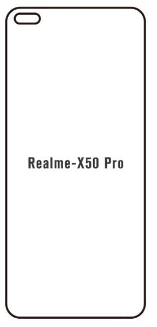 Hydrogel - matná ochranná fólie - Realme X50 Pro