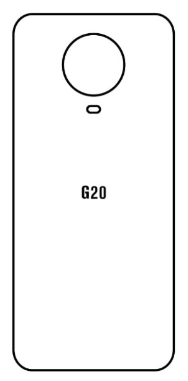 Hydrogel - matná zadní ochranná fólie - Nokia G20