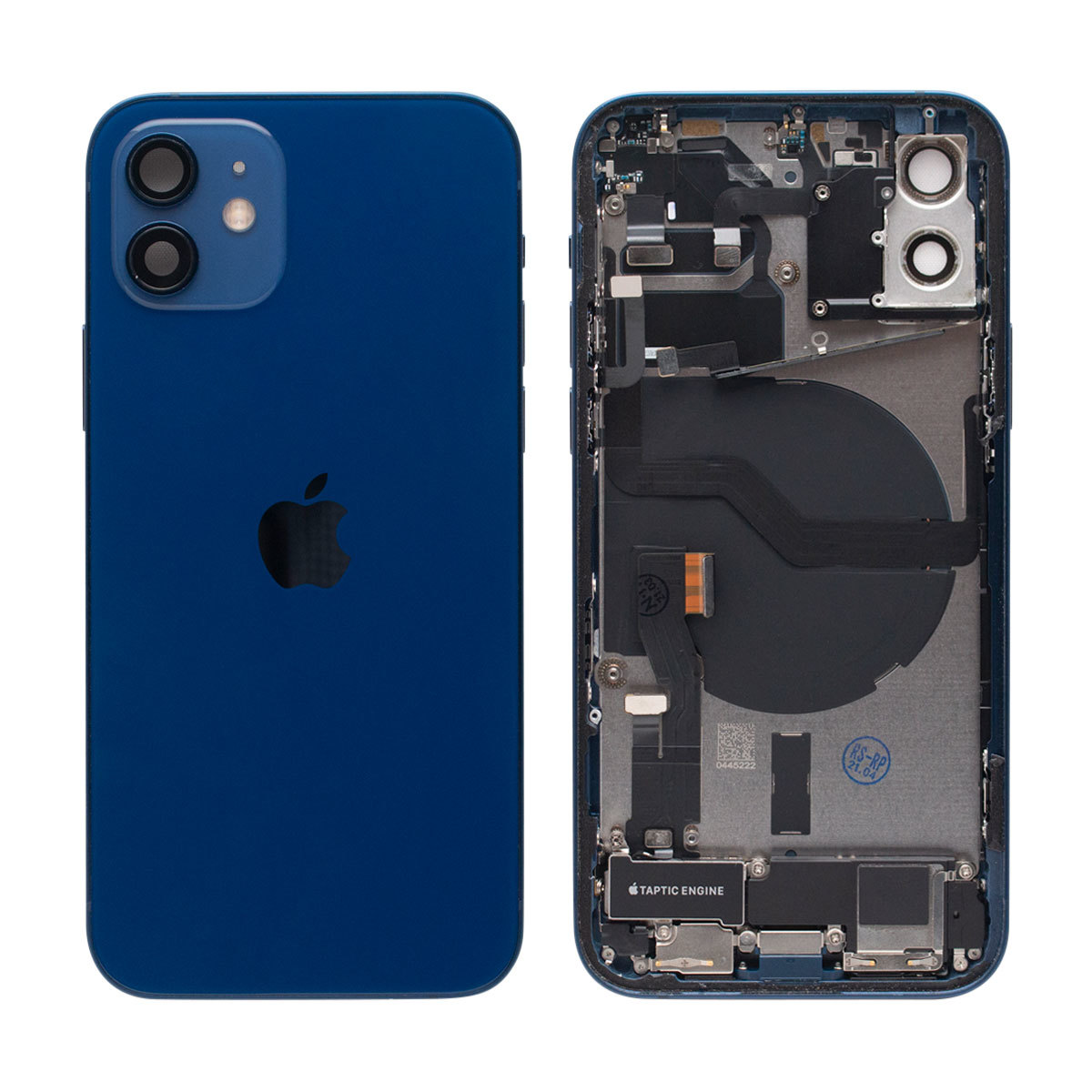Apple iPhone 12 - Zadní housing s předinstalovanými díly (modrý)