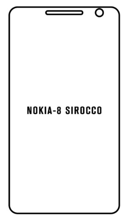 Hydrogel - Privacy Anti-Spy ochranná fólie - Nokia 8 Sirocco
