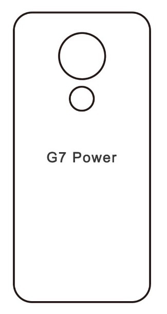 Hydrogel - zadní ochranná fólie - Motorola Moto G7 Power