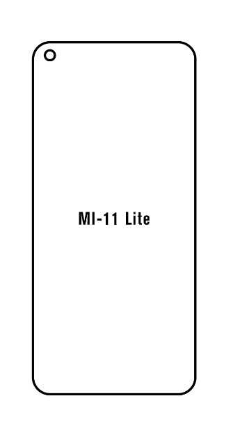 Hydrogel - matná ochranná fólie - Xiaomi Mi 11 Lite/Mi 11 Lite 5G