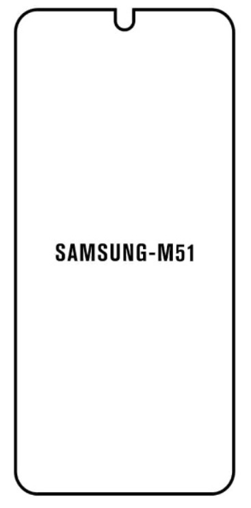 Hydrogel - ochranná fólie - Samsung Galaxy M51