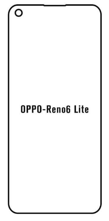 Hydrogel - matná ochranná fólie - OPPO Reno 6 lite