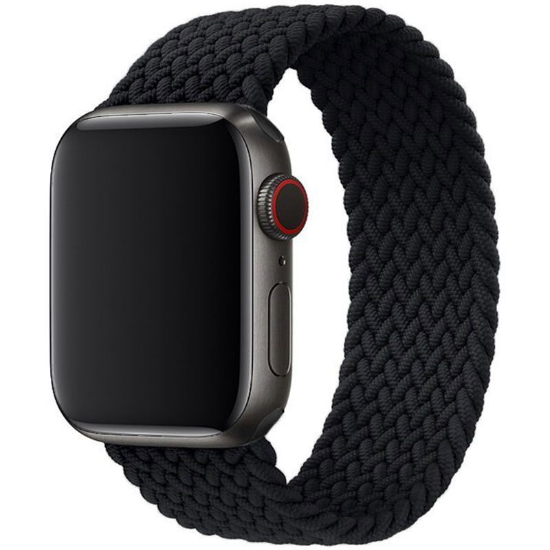 Řemínek pro Apple Watch (42/44/45mm) Elastic Nylon, velikost 135-150mm - Black