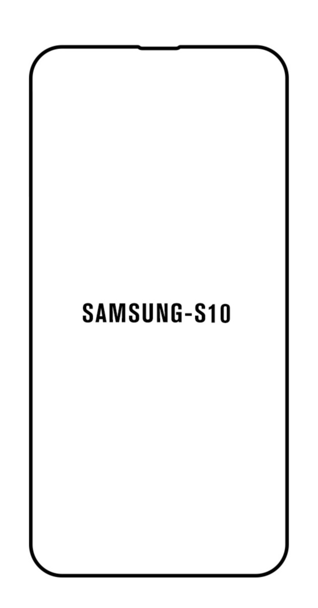 Hydrogel - ochranná fólie - Samsung Galaxy S10 (bez výřezu pro přední kameru)
