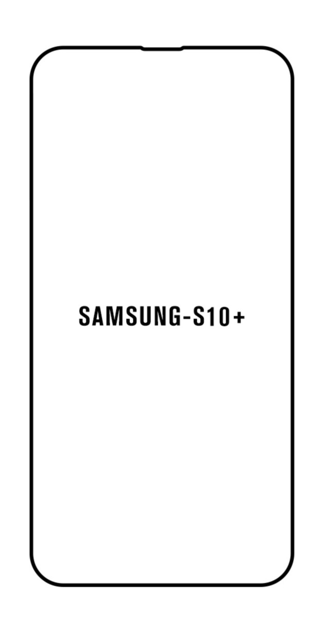 Hydrogel - ochranná fólie - Samsung Galaxy S10+ (bez výřezu pro přední kameru)